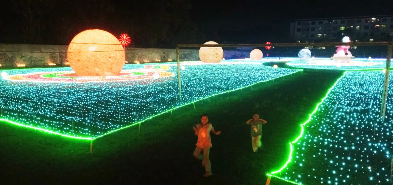 Jadi Alternatif Wisata, Sebulan GOR Ken Arok Diterangi 5 Juta Lampu