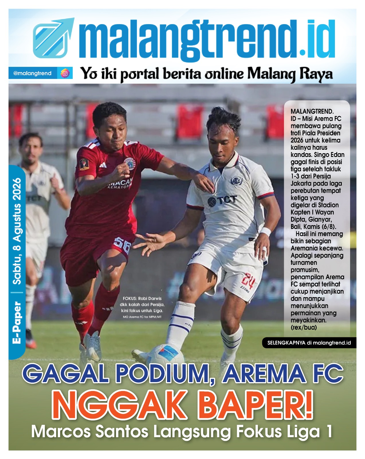 Epaper, 9 Agustus 2026