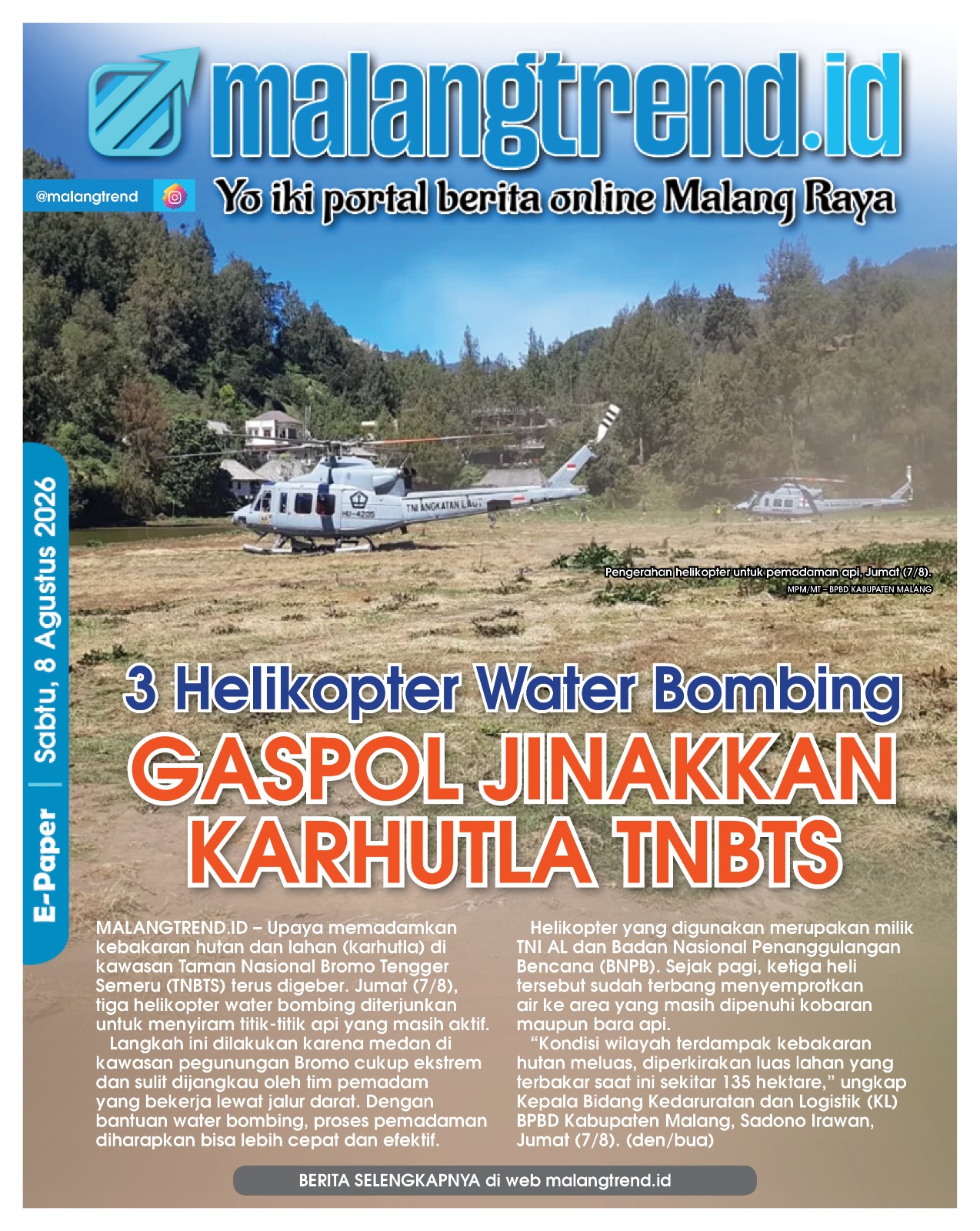 Epaper, 8 Agustus 2026