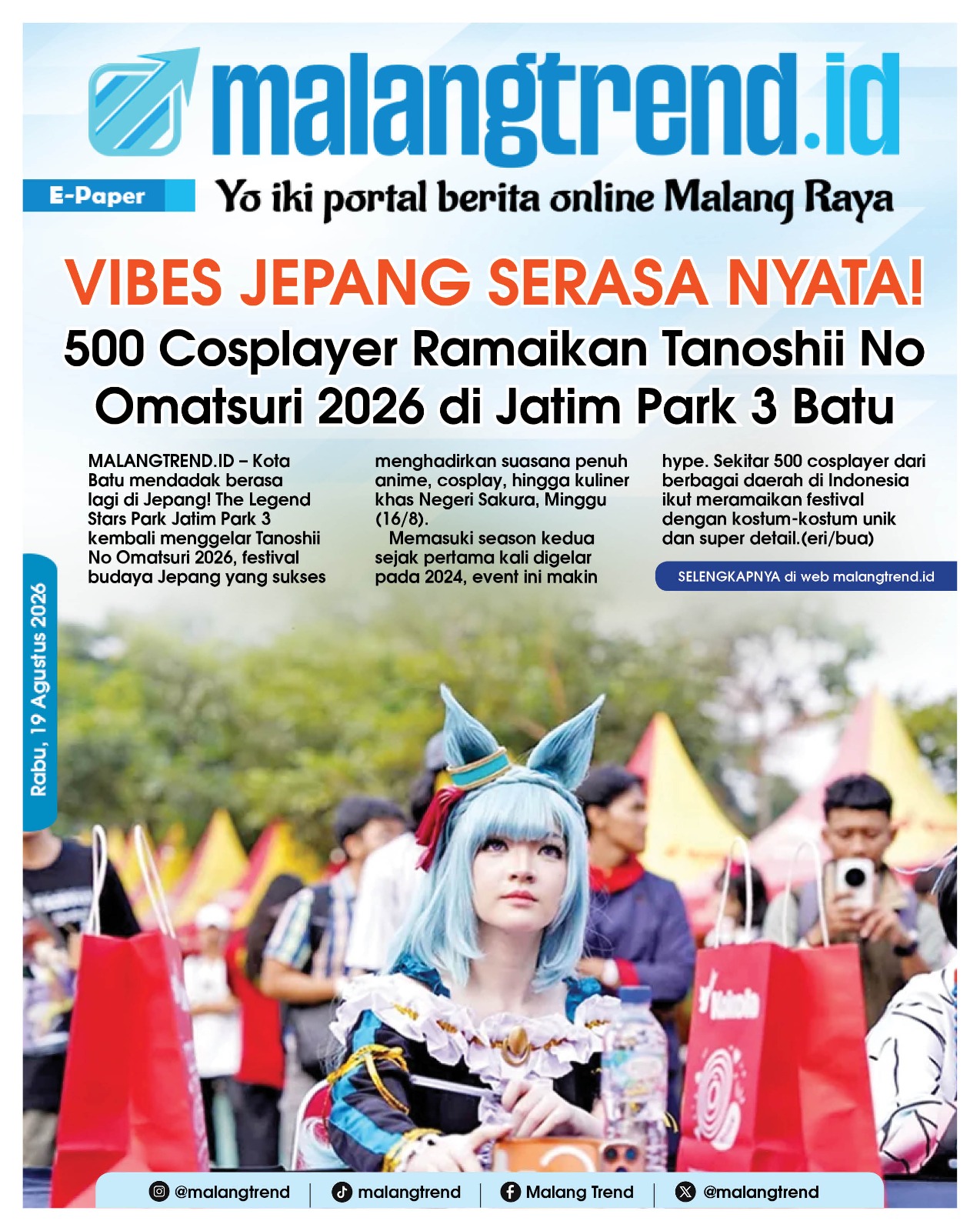 Epaper, 29 Agustus 2026