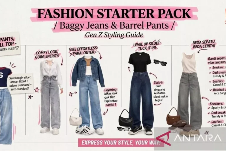 Baggy Jeans Lagi Hits! Ini Cara Mix and Match Buat Look Santai sampai Semi Formal